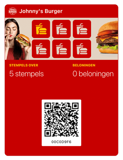 Restaurant loyalty cards